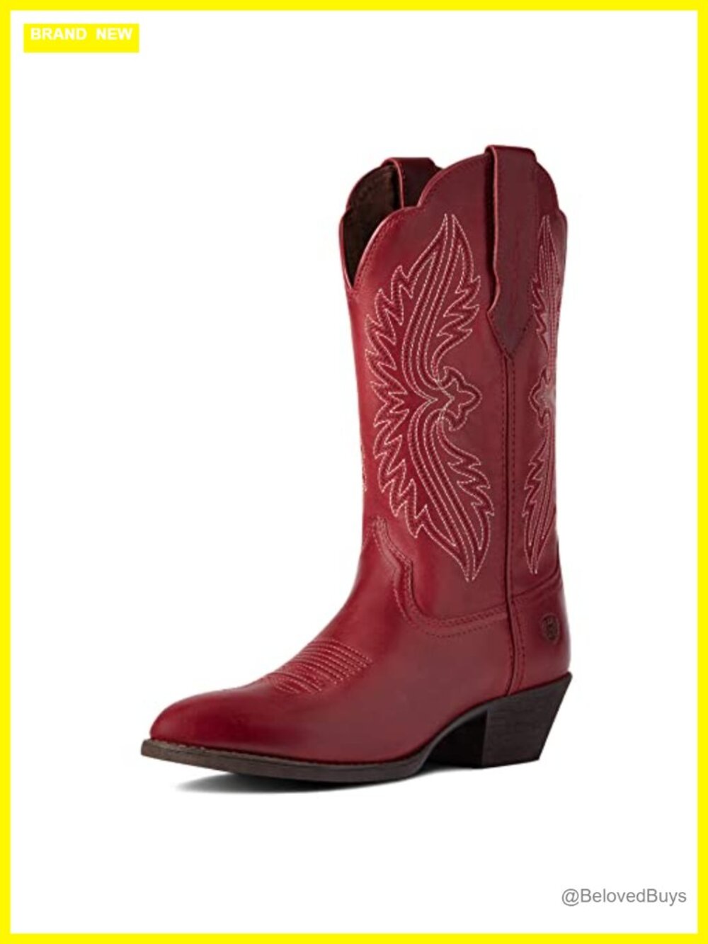 Ariat Heritage R Toe StretchFit Western Cowgirl Boots Leather 11in Shaft